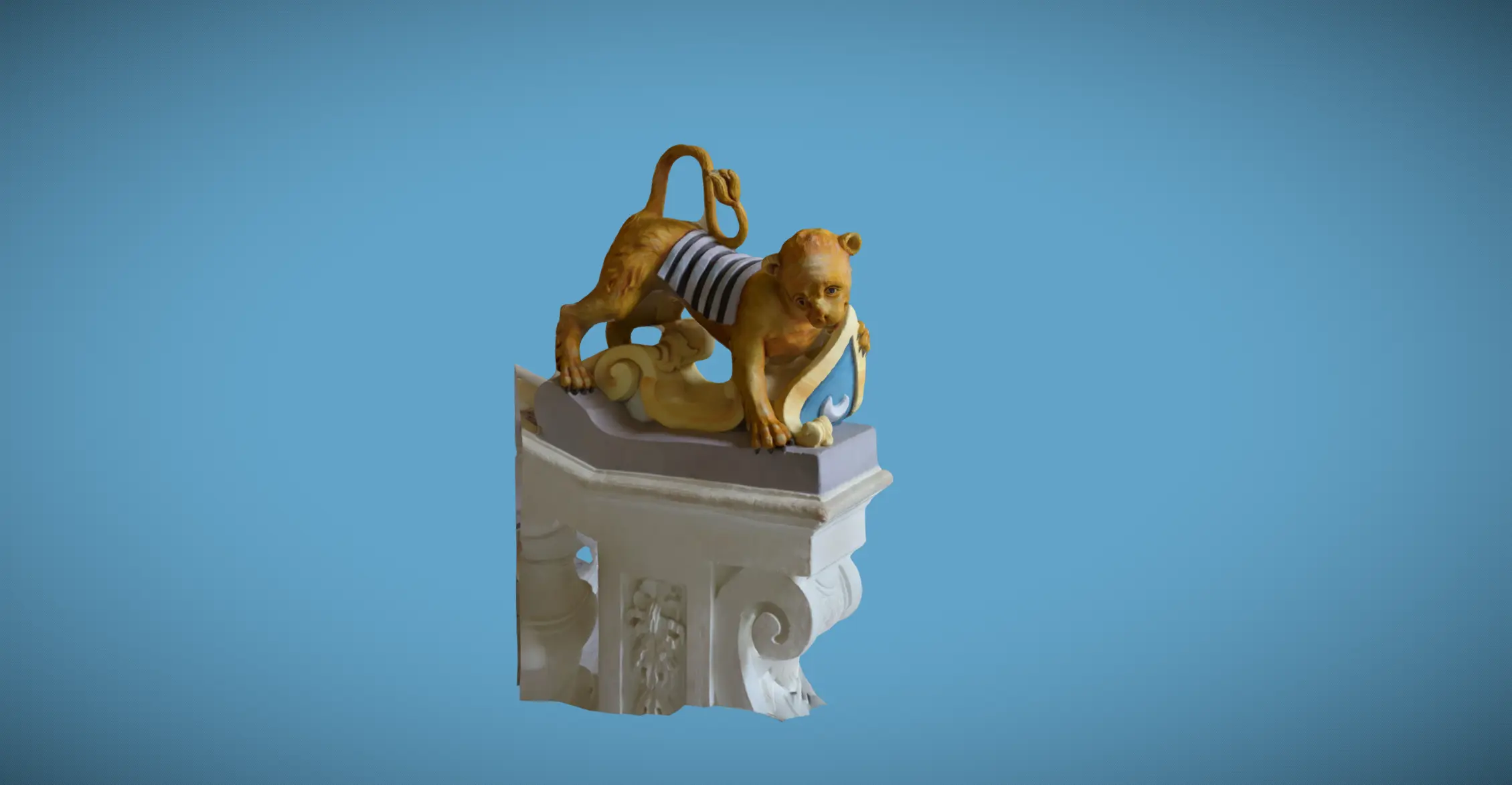 Lion Statue in Mdina Malta